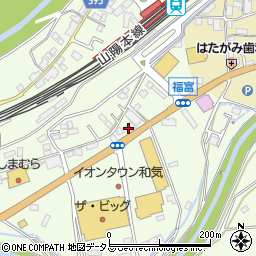 豊かわ 本店周辺の地図