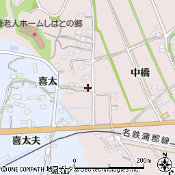 愛知県西尾市鳥羽町迎81周辺の地図