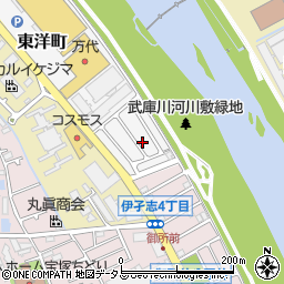 兵庫県宝塚市東洋町9-12周辺の地図