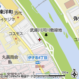 兵庫県宝塚市東洋町10-10周辺の地図
