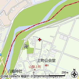 静岡県袋井市上山梨1300周辺の地図