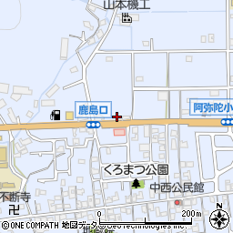 兵庫県高砂市阿弥陀町阿弥陀1574-3周辺の地図