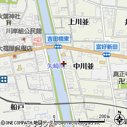 愛知県西尾市吉良町富好新田中川並10周辺の地図