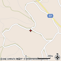 京都府和束町（相楽郡）白栖（西谷）周辺の地図