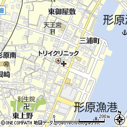 愛知県蒲郡市形原町三浦町13-5周辺の地図