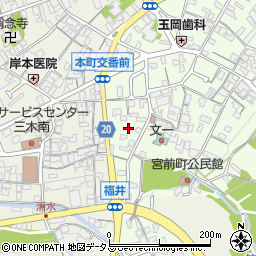 兵庫県三木市本町3丁目5周辺の地図