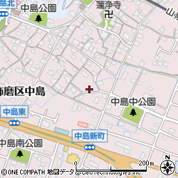 兵庫県姫路市飾磨区中島800周辺の地図