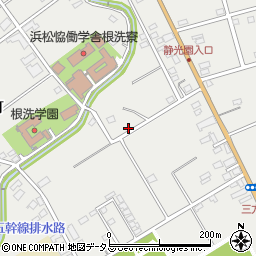 静岡県浜松市中央区根洗町712周辺の地図