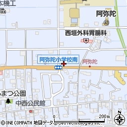 兵庫県高砂市阿弥陀町阿弥陀1145-4周辺の地図