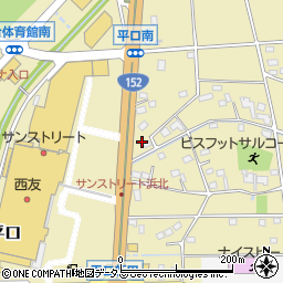 静岡県浜松市浜名区平口2500周辺の地図