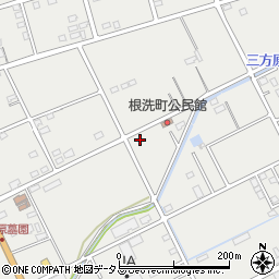 静岡県浜松市中央区根洗町1100周辺の地図