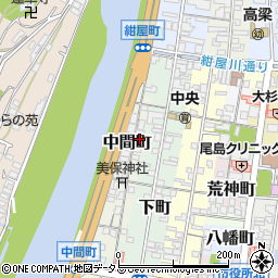 岡山県高梁市中間町14周辺の地図