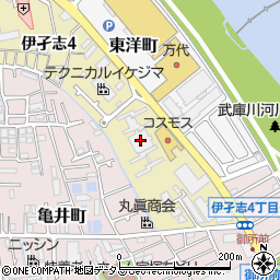 ＮＴＴ宝塚寮周辺の地図
