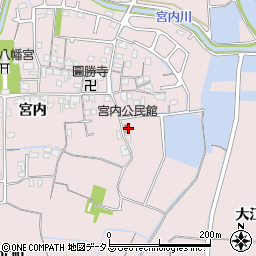 兵庫県姫路市網干区宮内1719周辺の地図