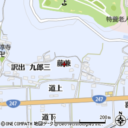 愛知県西尾市吉良町乙川藤兼周辺の地図