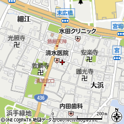 兵庫県姫路市飾磨区天神8周辺の地図