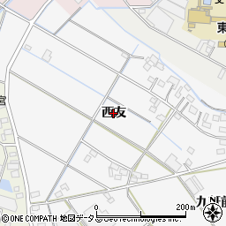 愛知県西尾市一色町松木島（西友）周辺の地図