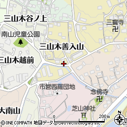 京都府京田辺市三山木善入山11-2周辺の地図