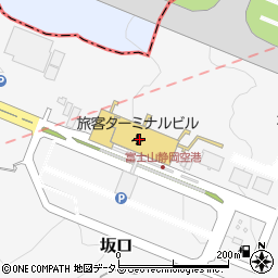 富士山静岡空港総合案内所周辺の地図