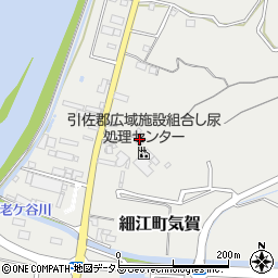浜松市　細江し尿処理センター周辺の地図