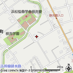 静岡県浜松市中央区根洗町710周辺の地図