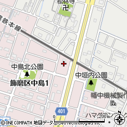 尾田電工周辺の地図