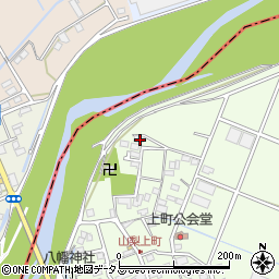 静岡県袋井市上山梨1303周辺の地図