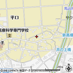 静岡県浜松市浜名区平口1880周辺の地図