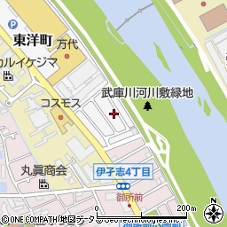 兵庫県宝塚市東洋町9-6周辺の地図