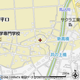 静岡県浜松市浜名区平口1885周辺の地図