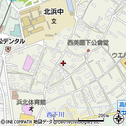 静岡県浜松市浜名区西美薗248周辺の地図