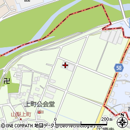 静岡県袋井市上山梨1221-1周辺の地図