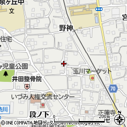 京都府井手町（綴喜郡）井手（北猪ノ阪）周辺の地図