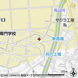 静岡県浜松市浜名区平口1888周辺の地図