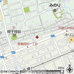 兵庫県姫路市大津区恵美酒町1丁目39周辺の地図