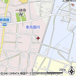 静岡県浜松市浜名区東美薗553周辺の地図