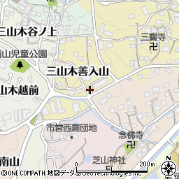 京都府京田辺市三山木善入山56-1周辺の地図