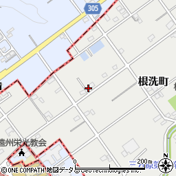 静岡県浜松市中央区根洗町520周辺の地図