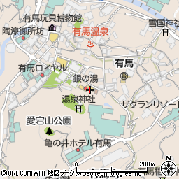神戸市立銀の湯周辺の地図