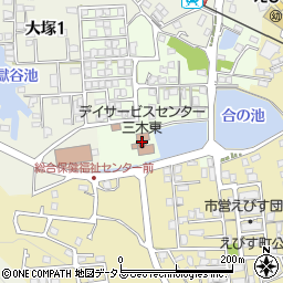 兵庫県三木市君が峰町3-38周辺の地図