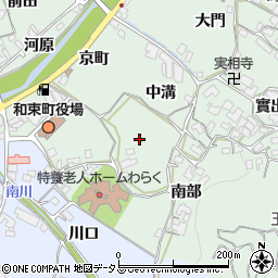 京都府相楽郡和束町釜塚縄手周辺の地図