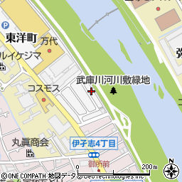 兵庫県宝塚市東洋町10-6周辺の地図