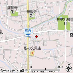 兵庫県姫路市網干区宮内1657周辺の地図