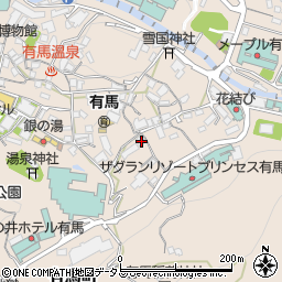兵庫県神戸市北区有馬町1346周辺の地図