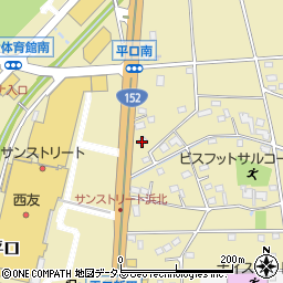 静岡県浜松市浜名区平口2498周辺の地図