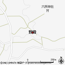 京都府相楽郡南山城村野殿周辺の地図