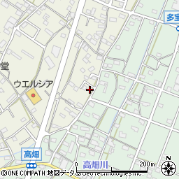 静岡県浜松市浜名区西美薗581周辺の地図