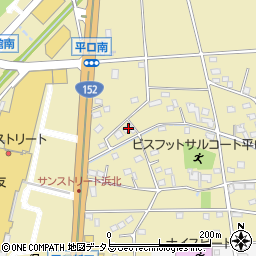 静岡県浜松市浜名区平口2488周辺の地図