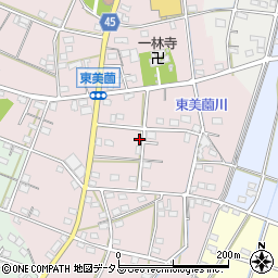静岡県浜松市浜名区東美薗565-9周辺の地図