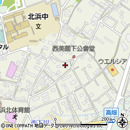 静岡県浜松市浜名区西美薗272周辺の地図